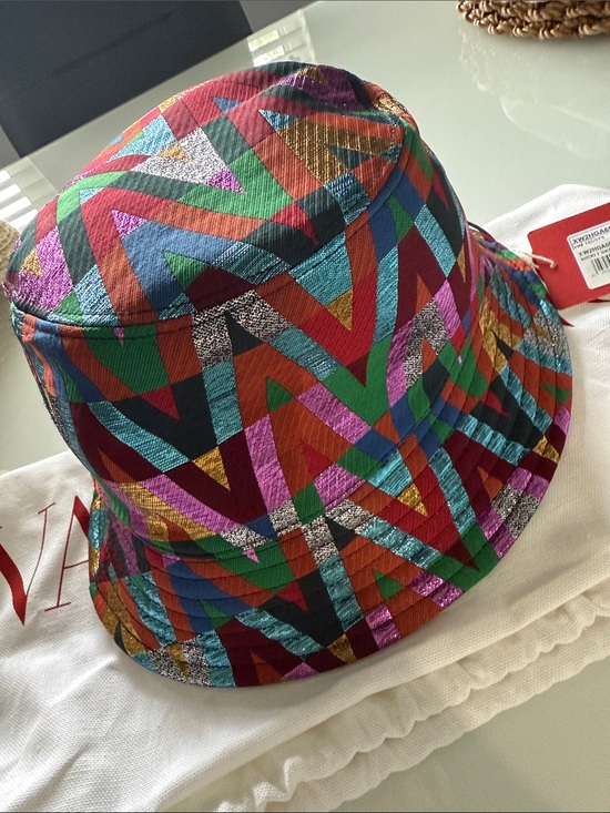 Valentino Garavani Multicolor Geometric Bucket Hat main image 9